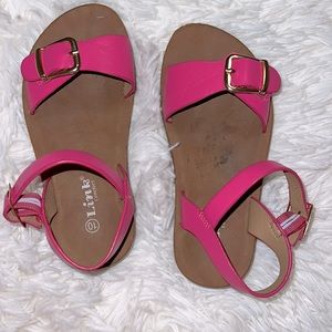 Hot Pink Sandals 10